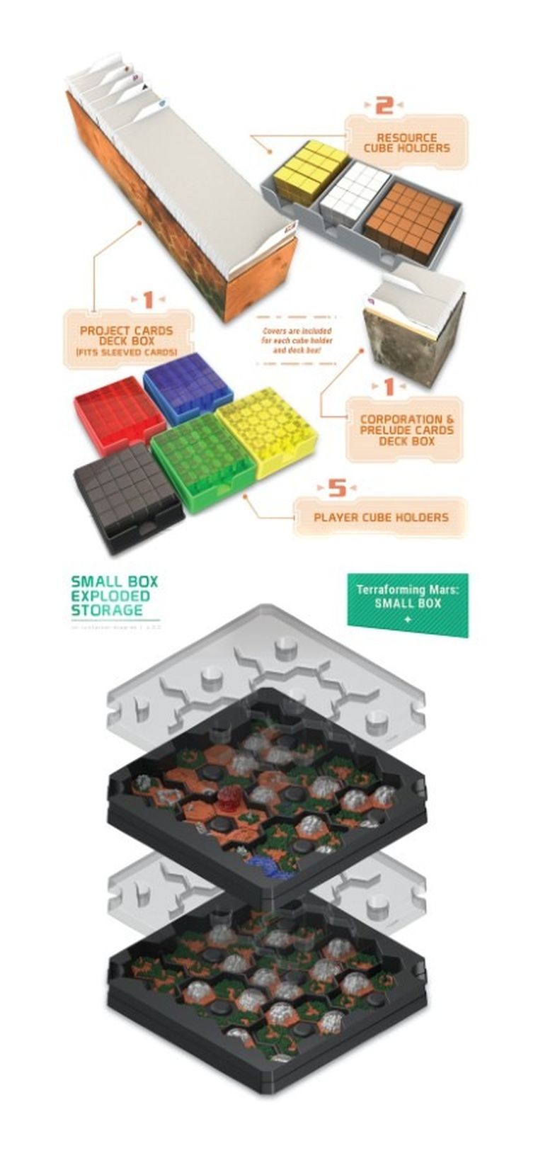 Rebel, Terraformacja Marsa: Big Storage Box + elementy 3D, dodatek do gry
