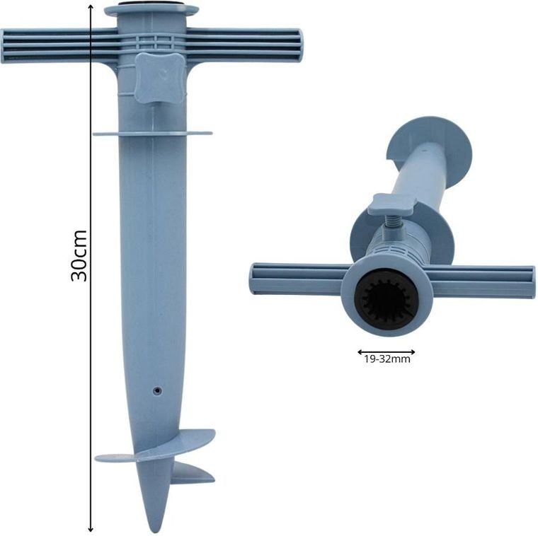 RedCliffs, podstawa, baza do parasola, niebieska, 30-17-6 cm