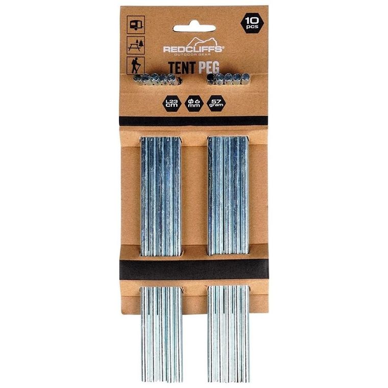 RedCliffs, śledzie do namiotu, 23 cm, 10 szt.