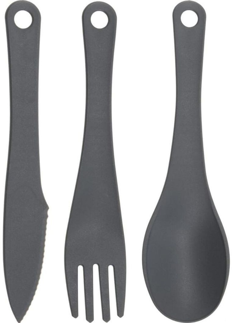 Redcliffs, sztućce turystyczne, plastikowe, 3w1