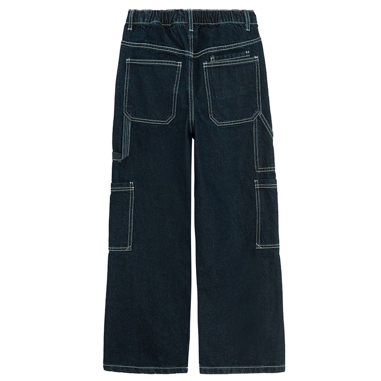 Regulowane jeansy z szeroką nogawką carpenter Cool Club