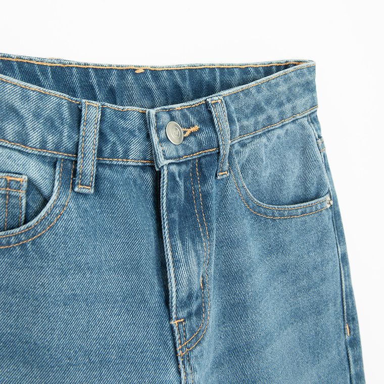 Regulowane jeansy z szerokimi nogawkami NOWEAR