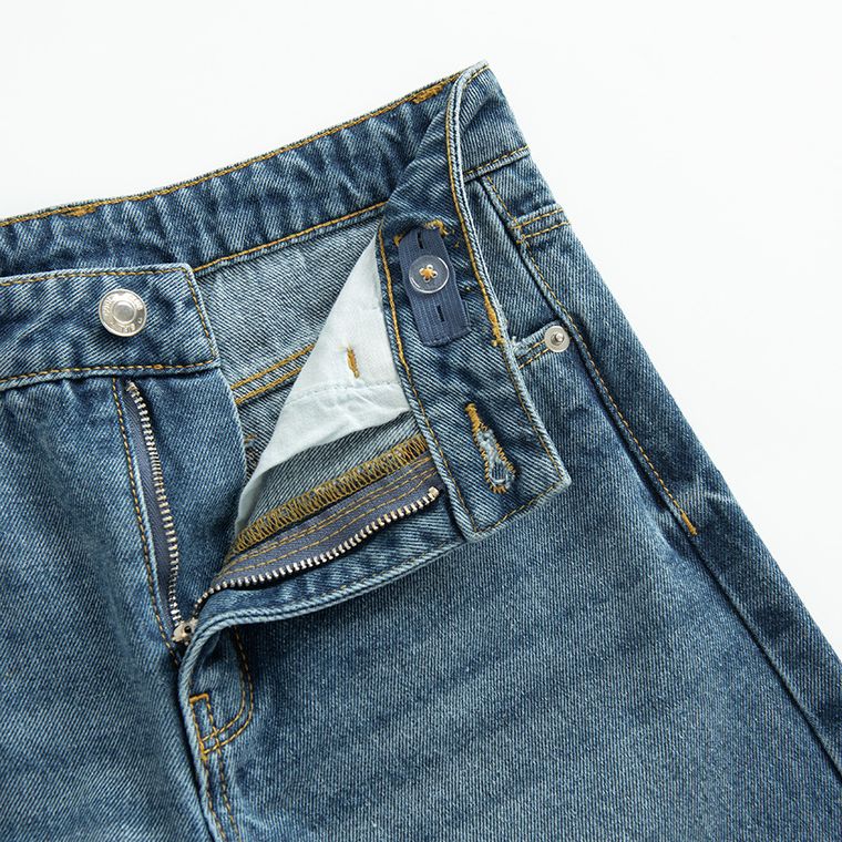 Regulowane spodnie jeansowe wide leg Cool Club