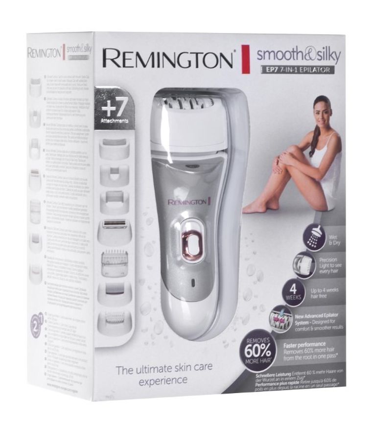 Remington, depilator z pęsetami do ciała, EP7700, biały