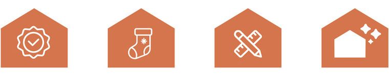 Repest, Ruhhy, ozdobne skarpety świąteczne, 4 szt., 26467