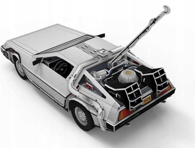 Revell, Back to the Future, Time Machine De Lorean, puzzle 3D, 157 elementów