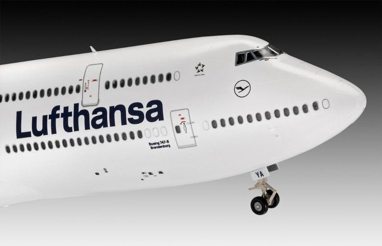 Revell, Boeing 747-8 Lufthansa nowy, model do sklejania