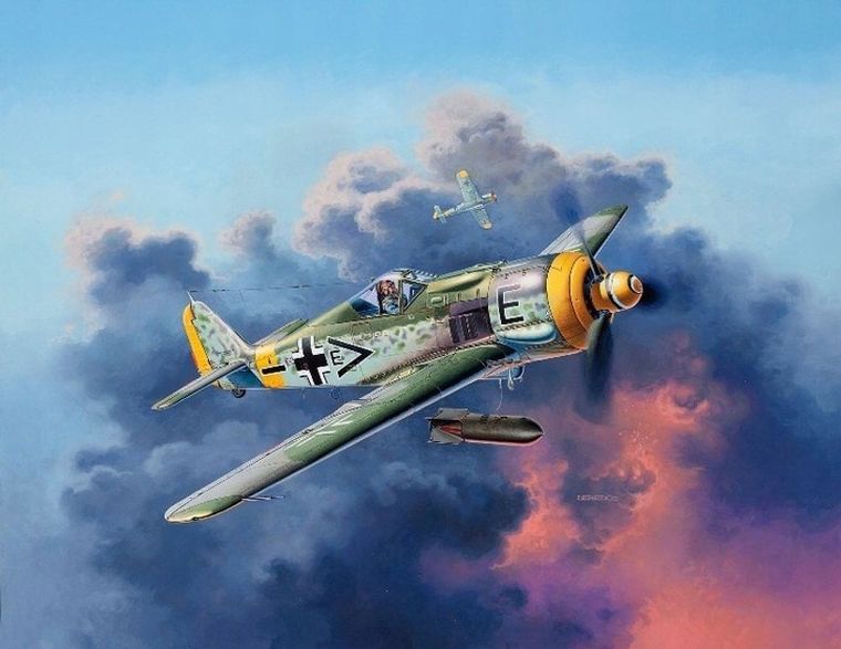 Revell, Focke Wulf Fw190 F-8, model do sklejania, 1:72