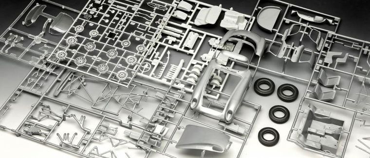 Revell, Model Set, Mercedes-Benz 300 SLR, 70th Anniversary, model do sklejania