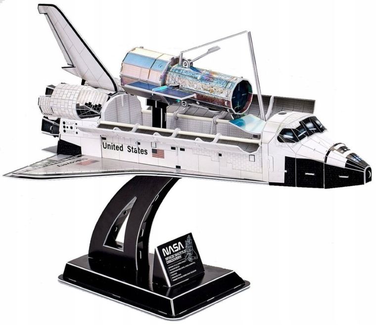 Revell, Prom kosmiczny Discovery, puzzle 3D, 126 elementów