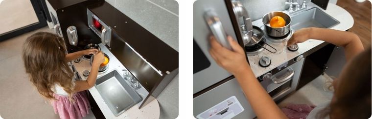 Ricokids, drewniana kuchnia do zabawy, 92-30-82,5 cm