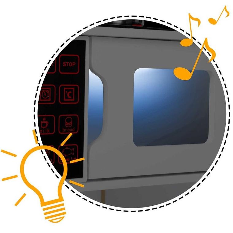 Ricokids, drewniana kuchnia z akcesoriami