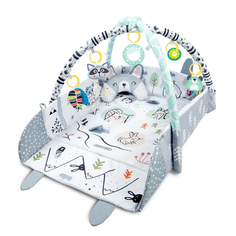 Ricokids, Królik, edukacyjna mata interaktywna, zabawki, szara