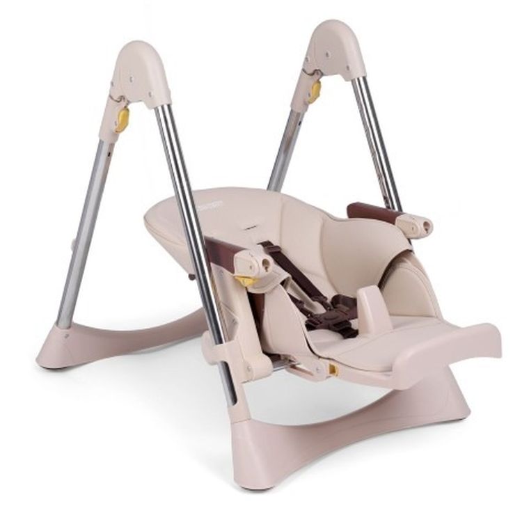 Ricokids, Lindo, krzesełko do karmienia i leżaczek, kremowe