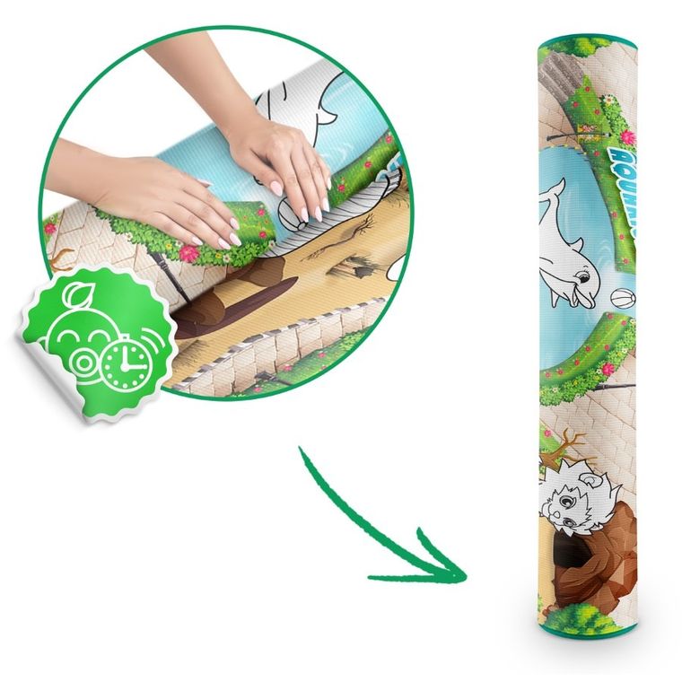 Ricokids, mata piankowa do kolorowania, 120-90-0,3 cm