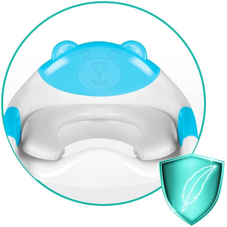 Ricokids, Miś, nakładka na sedes z drabinką, niebieska