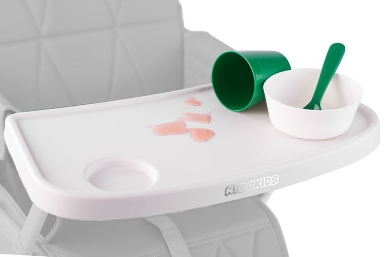 Ricokids, Nuco, krzesełko do karmienia, szare