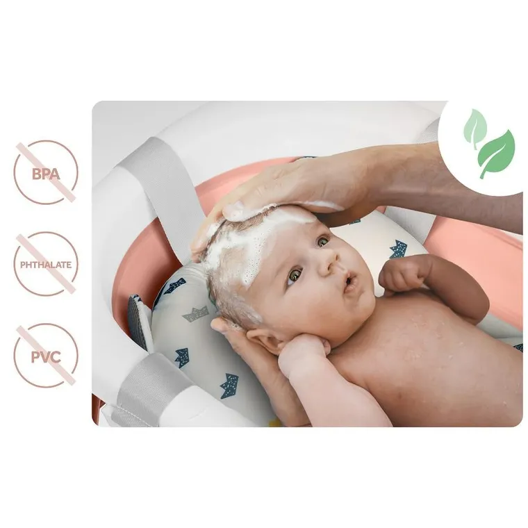 Ricokids, RK-286, wanienka składana z wkładką, biało-różowa