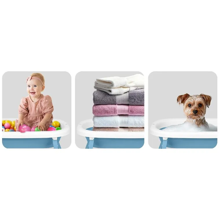 Ricokids, RK-287, wanienka składana z termometrem i wkładką, biało-niebieska