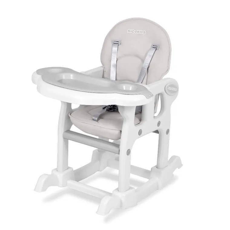 Ricokids, Sinco, krzesełko do karmienia, 5w1, szare