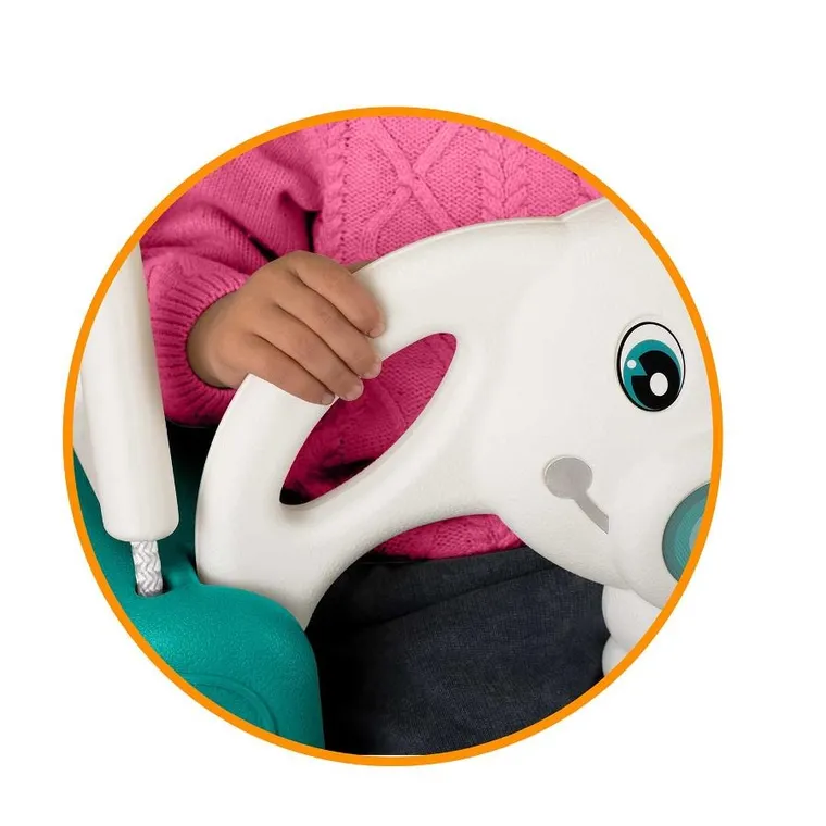 Ricokids, Słonik, huśtawka kubełkowa 3w1, turkusowa