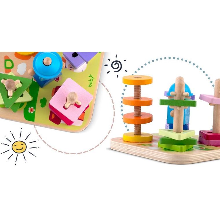 Ricokids, Sorter - układanka, klocki drewniane