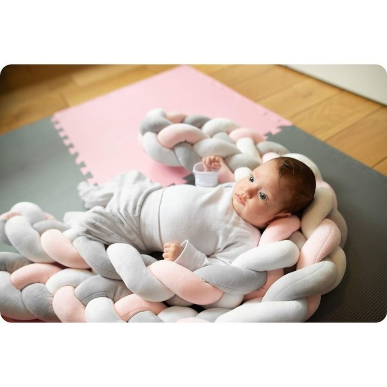 Ricokids, warkocz, ochraniacz do łóżeczka, miętowy, 3m