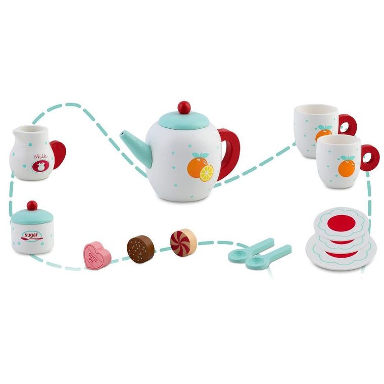Ricokids, Zestaw do herbaty, zabawka drewniana