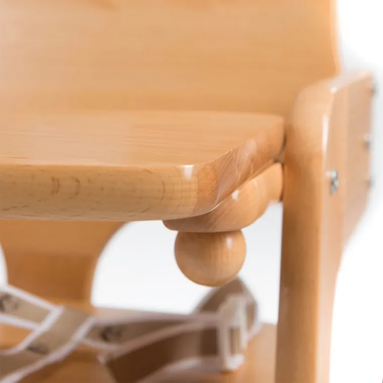 Roba, Kid Up, drewniane krzesełko do karmienia