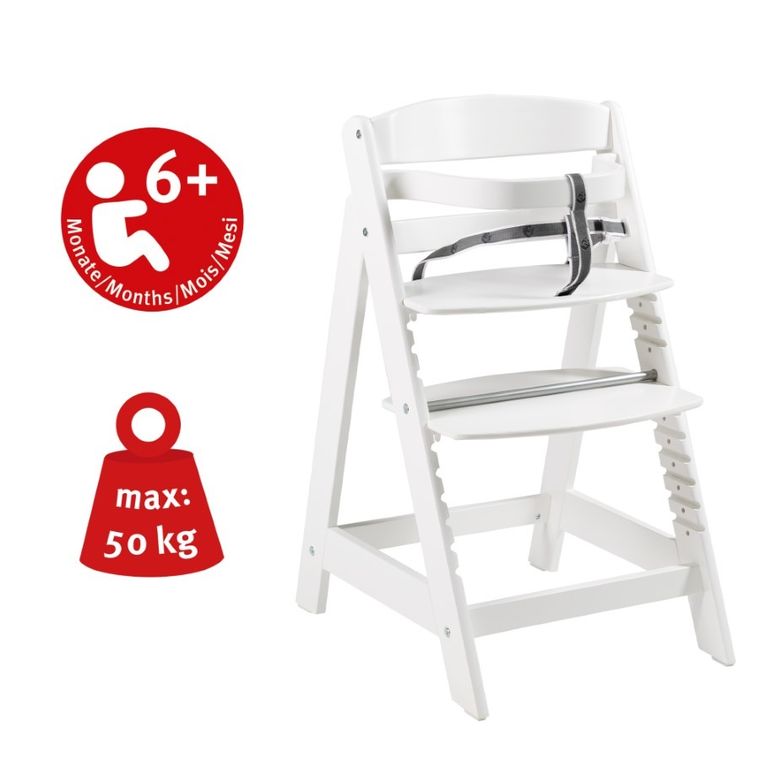 Roba, Sit Up Click, krzesełko do karmienia, białe