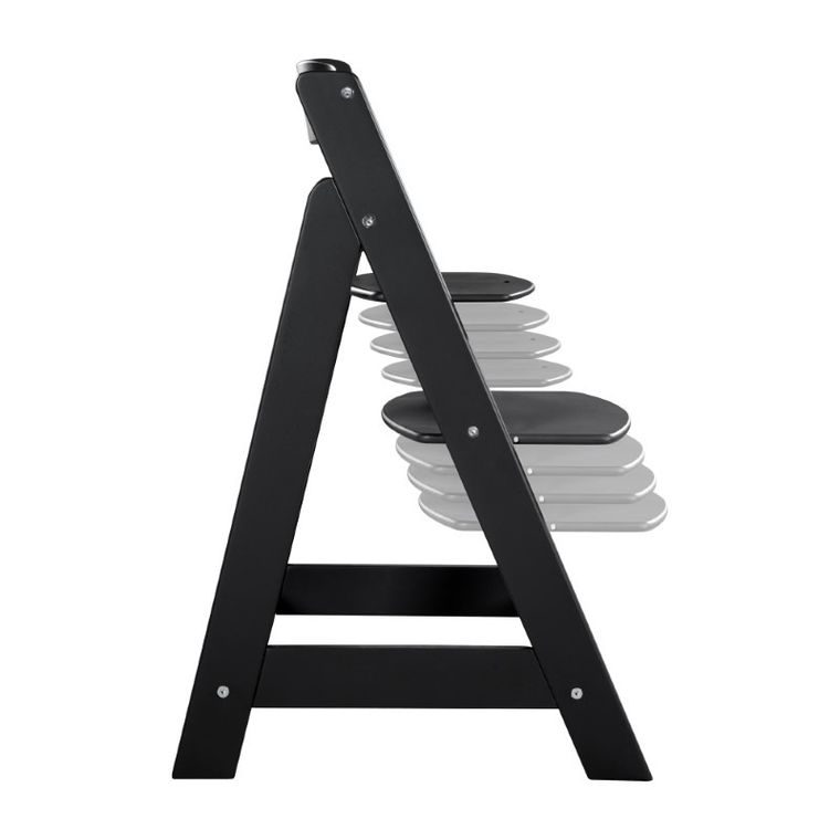 Roba, Sit Up Flex, drewniane krzesełko, czarne