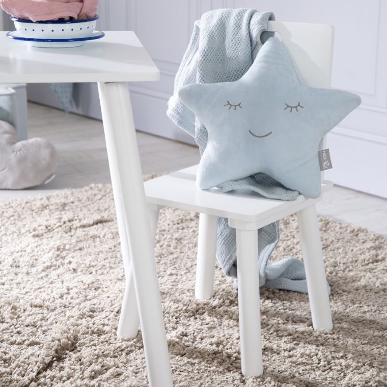 Roba, zestaw mebli: stolik + 2 krzesła, biały