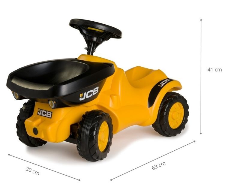Rolly Toys, Rolly MiniTrac, JCB, jeździk wywrotka, 135646