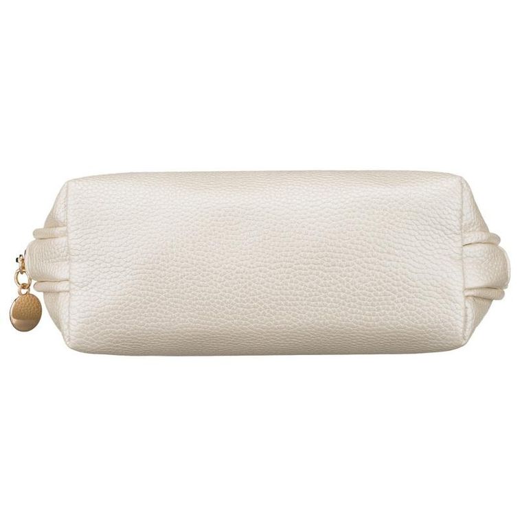 Rovicky, kosmetyczka, skóra ekologiczna, 1-komorowa, beżowa