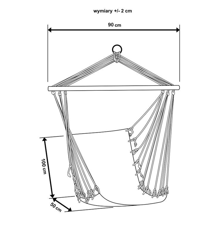 Royokamp, hamak, fotel brazylijski, Natura Jungle Light, 100-50 cm