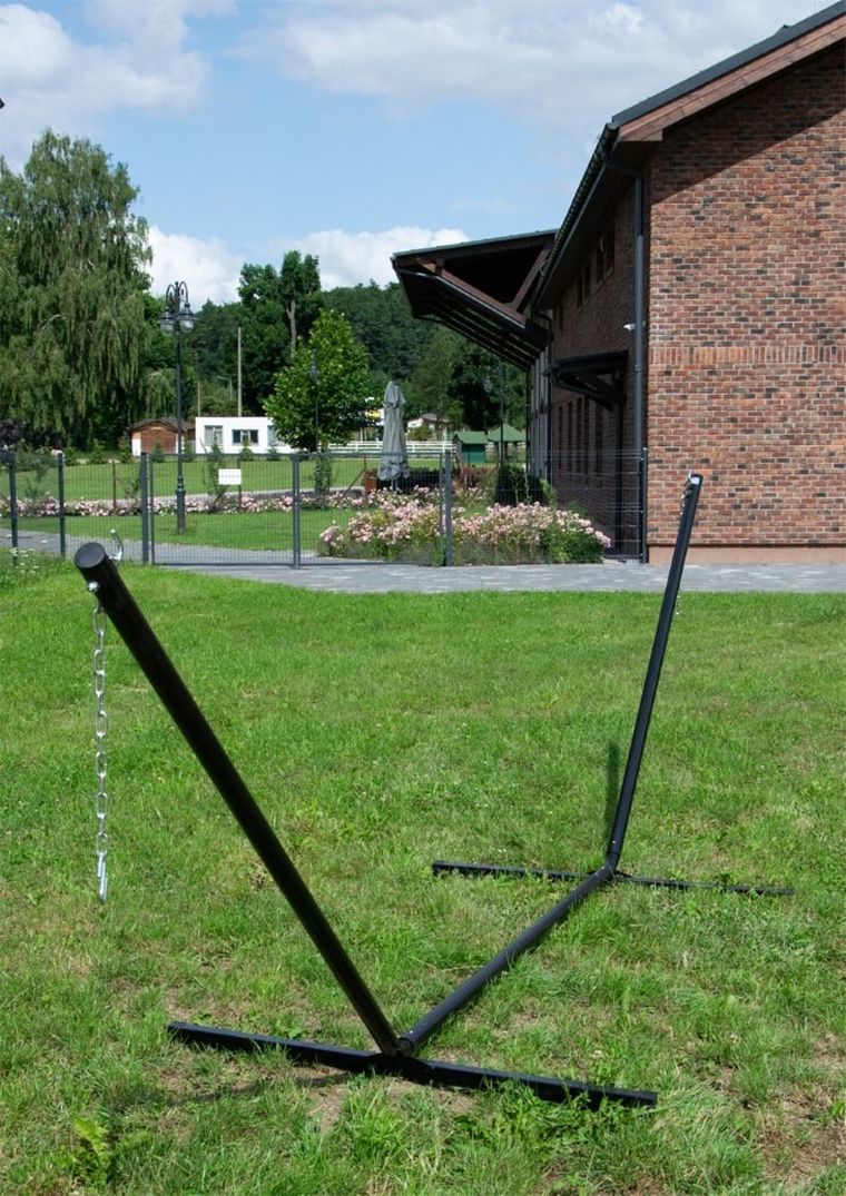 Royokamp, stelaż, stojak do hamaka, metalowy, 360-105-90 cm