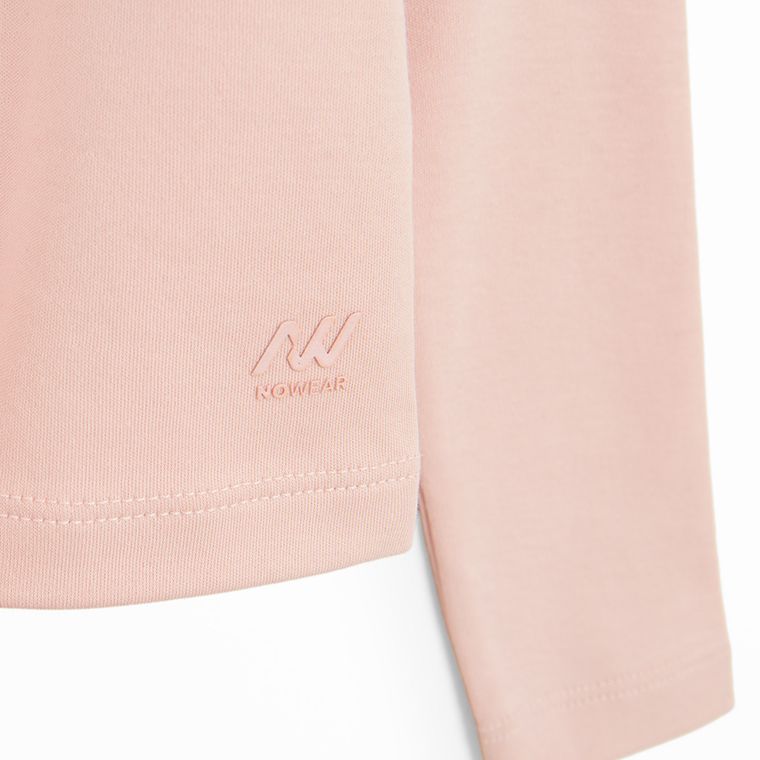 Różowa koszulka z długim rękawem NOWEAR