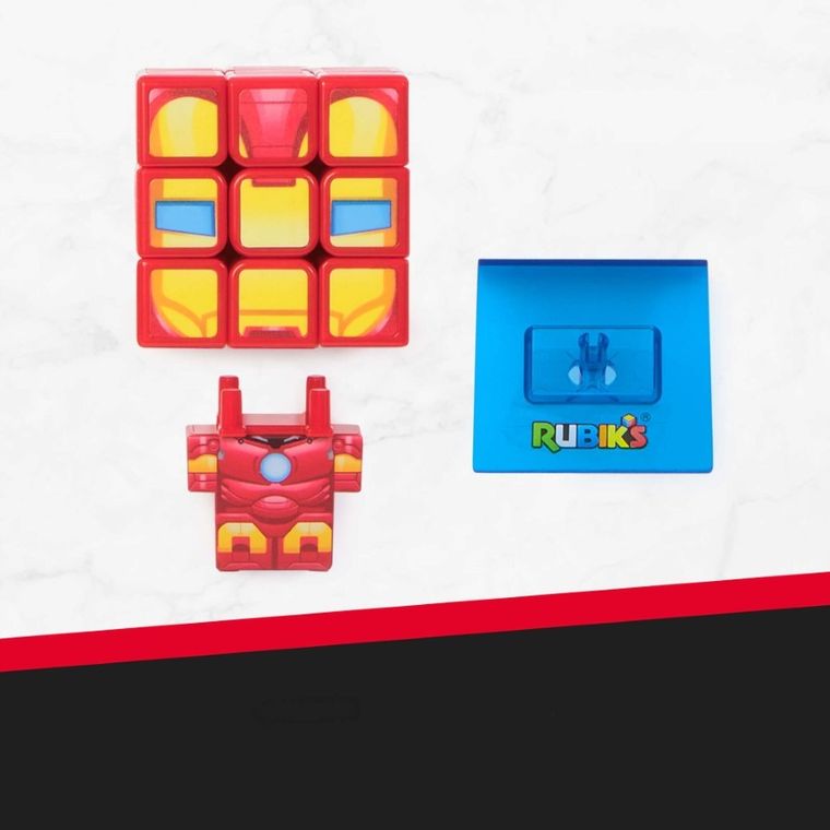 Rubik's, Kostka Rubika, Marvel, Iron Man, łamigłówka