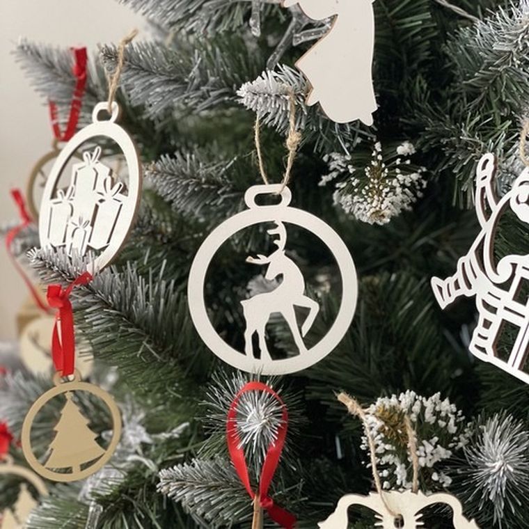 Ruhhy, bombki drewniane, 20 szt.