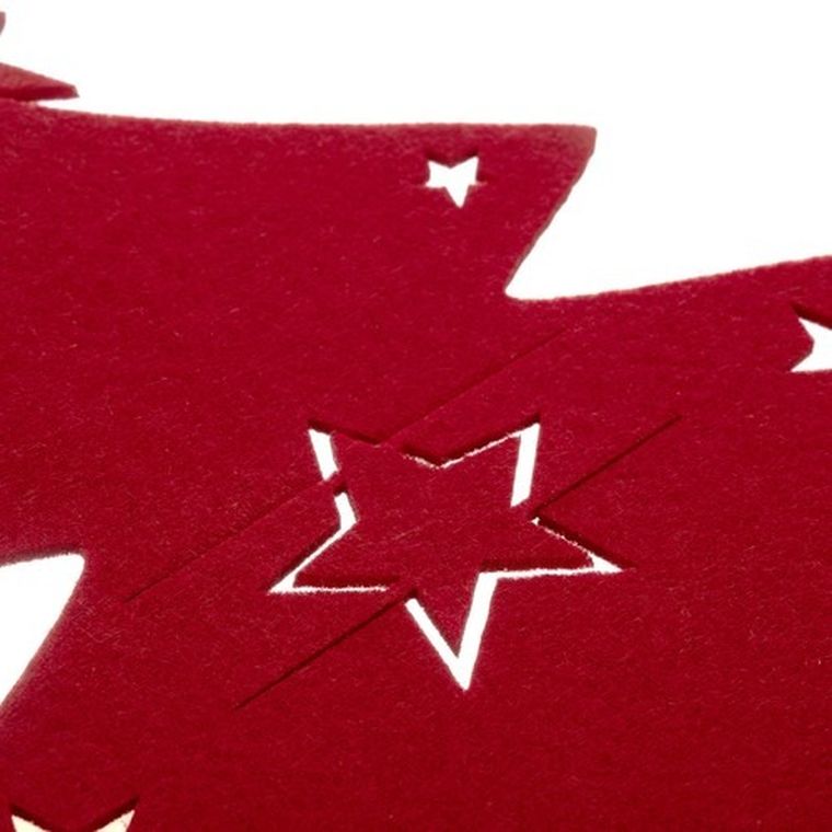 Ruhhy, etui na sztućce, choinki, 12 szt.