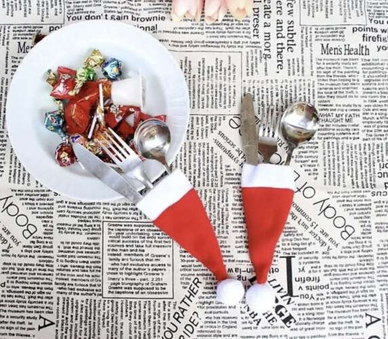 Ruhhy, etui na sztućce, czapeczki, 12 szt.