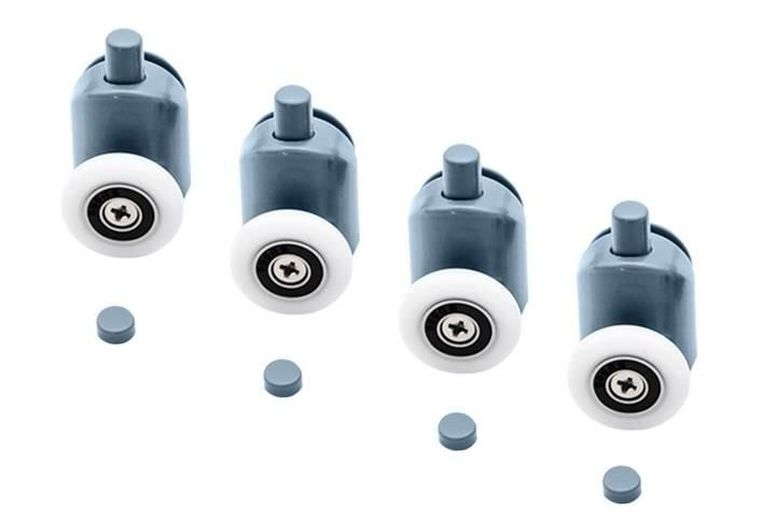 Ruhhy, kółka do kabiny prysznicowej, 8 szt.