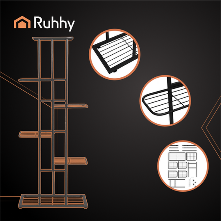 Ruhhy, kwietnik stojący, 106 cm