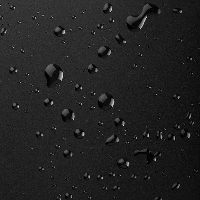 Ruhhy, mata ochronna pod krzesło, czarna, 90-130 cm