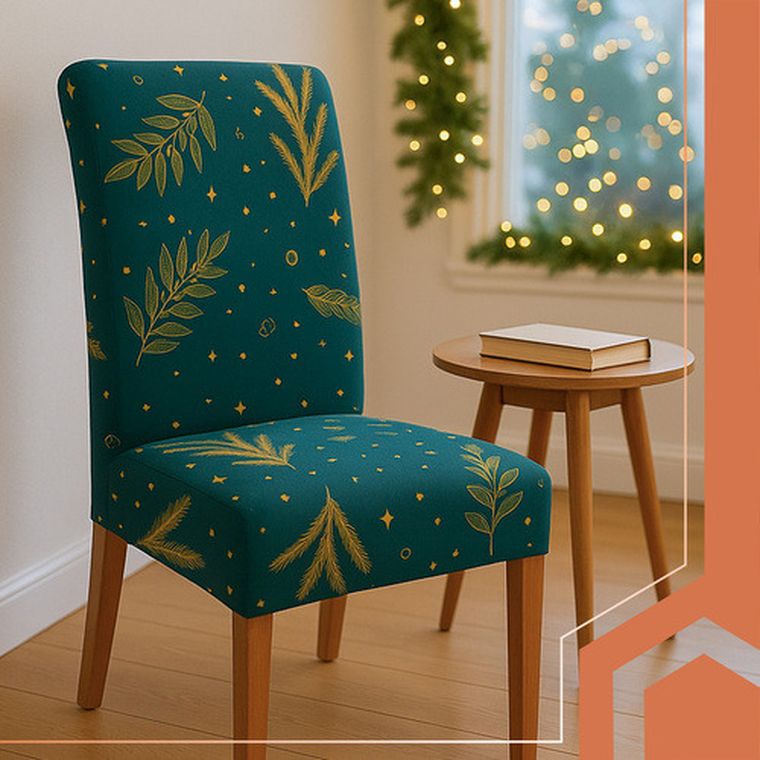 Ruhhy, pokrowce na krzesła, zielone, 6 szt.