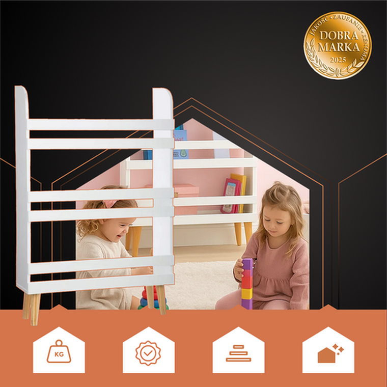 Ruhhy, regał na zabawki/książki