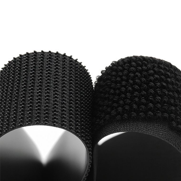 Ruhhy, taśma, rzep samoprzylepny, czarny, 5mx5cm