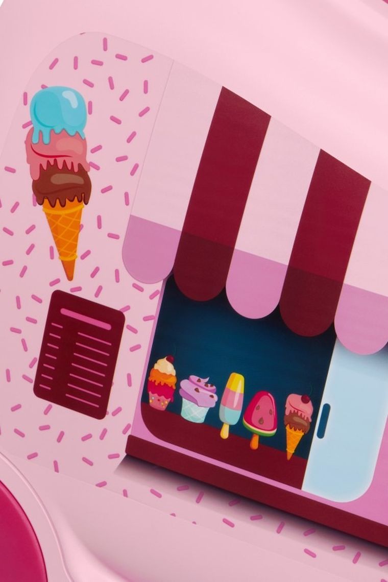 Samsonite, Dream2Go, jeżdżąca walizeczka, ice cream van