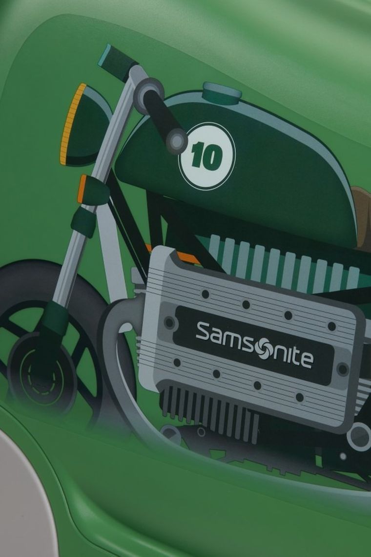 Samsonite, Dream2Go, jeżdżąca walizeczka, motorbike
