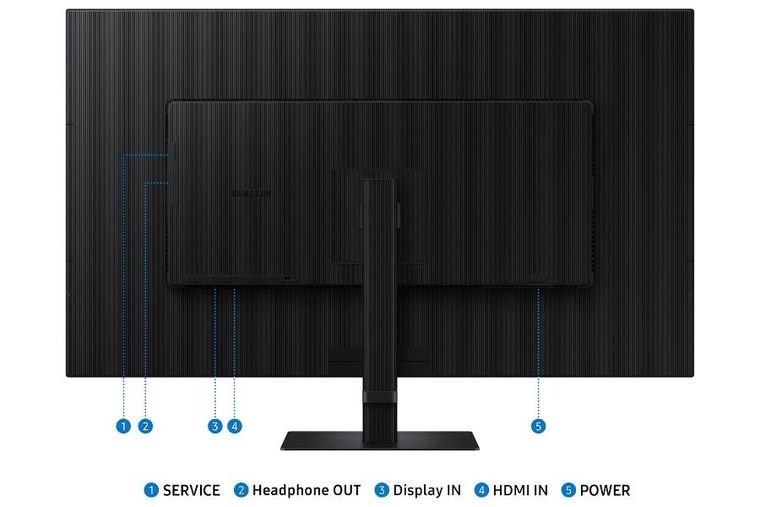 Samsung, monitor, 37", ViewFinity S70D VA 3840-2160 UHD, 16:9, 1xHDMI, 1xDP 5ms PinP/PbyP 60Hz, płaski, 2Yd2d, LS37D700EAUXEN